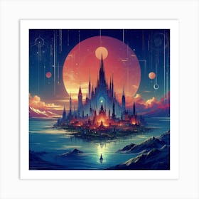 A Fantastical Land 22 Art Print