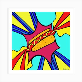 Hotdog Art Print