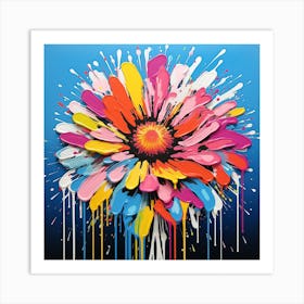 Colorful Flower Art Print