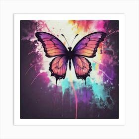 Butterfly Painting 339 Art Print