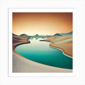 Desert - Desert Stock Videos & Royalty-Free Footage Art Print