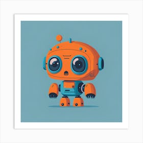 Little Robot 2 Art Print