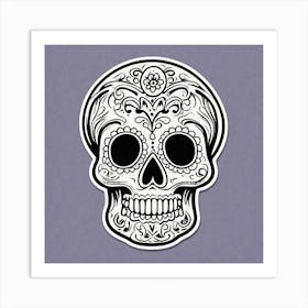 Sugar Skull 4 Art Print