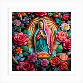 Virgin Of Guadalupe 5 Art Print