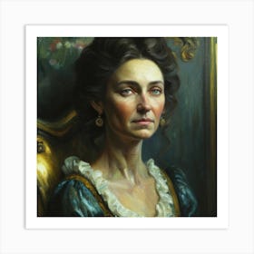 Portrait Of A Lady Art Print