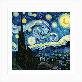 Starry Night Art Print