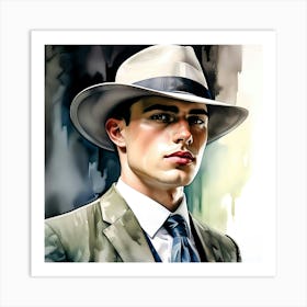 Creative Male Portrait 21 Art Print