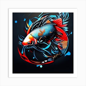 Koi Fish 1 Art Print