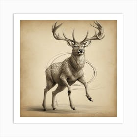 Deer! 31 Art Print