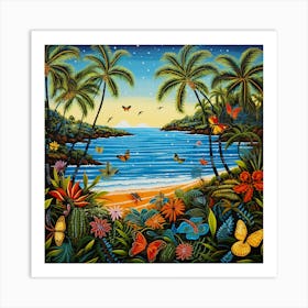 Tropical Paradise Art Print