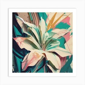 Abstract Flower Art Print