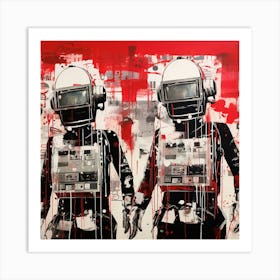 Robots 1 Art Print