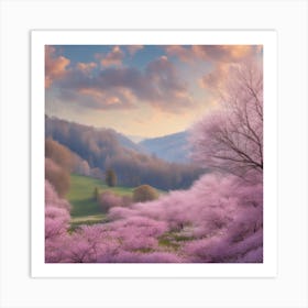 Cherry Blossoms 1 Art Print