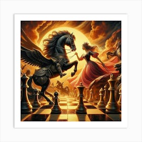 Chess24 Art Print