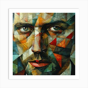 Geometric Portrait Art Print