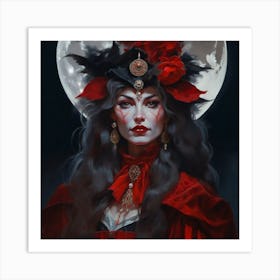 Lady Of The Night Art Print