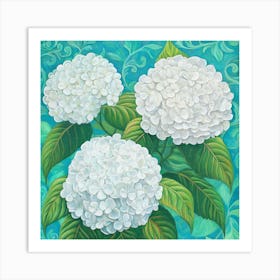 Hydrangeas Art 2 Art Print