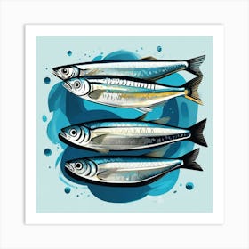 Sardines Art Print