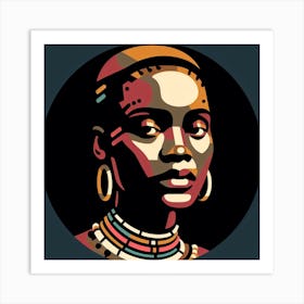 African Woman 3 Art Print