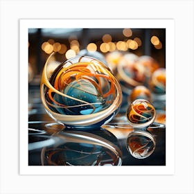 Glass Spheres 7 Art Print