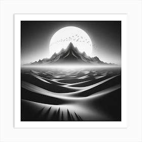 Sand Dunes 15 Art Print