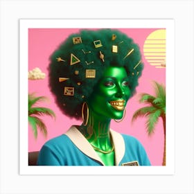 Afro-Futurism Art Print