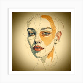 Portrait Of A Woman 14 Art Print