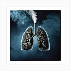 Lungs Stock Videos & Royalty-Free Footage 10 Art Print