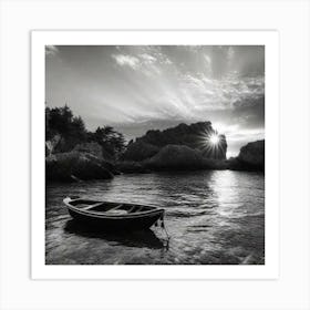 Boat In The Water 1 Art Print