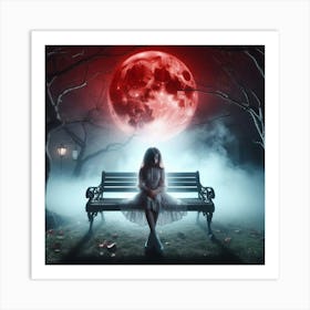 Full Moon Art Print