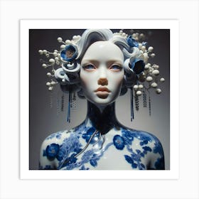 Chinese Porcelain Mannequin Art Print