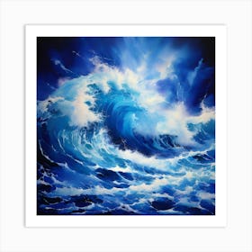 Oceans Fury Unleashed Is A Breathtaking Depiction Of A Monstrous Wave Towering Over The Canvas Art Print