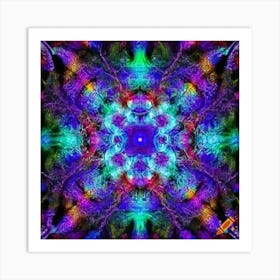 Psychedelic Mandala 2 Art Print