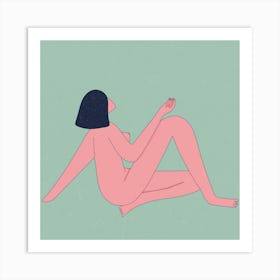 Naked Lunch Square Art Print