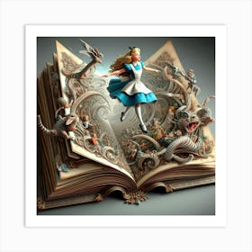 Alice In Wonderland 4 Art Print