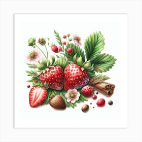 Strawberry 3 Art Print