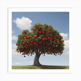 Heart Tree 1 Art Print