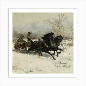 Sleigh 2 3 Art Print