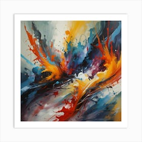 Abstract Painting 163 Art Print