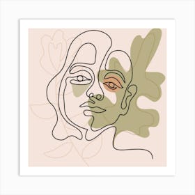 Portrait Of A Woman 2 Art Print