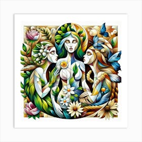 Goddesses Art Print