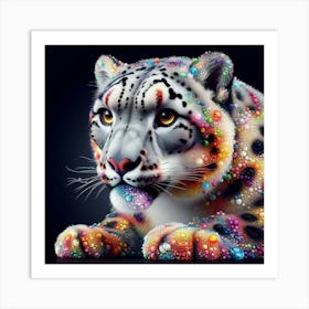 Snow Leopard 24 Art Print