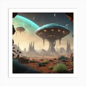 Alien Planet Art Print