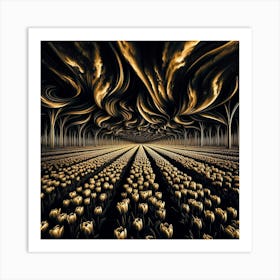 Tulip Field Art Print