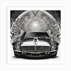 Muscle Car Art Print