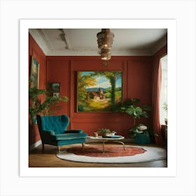 Living Room Stock Videos & Royalty-Free Footage 1 Art Print