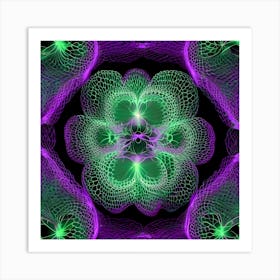 Fractal Flower Art Print