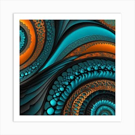 Mandelbrot madness Art Print