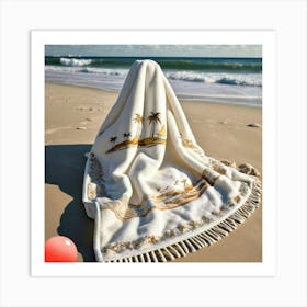 Towel design Serene sands Art Print