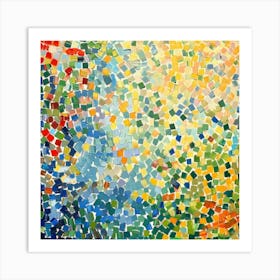 Mosaic Painting Art Print